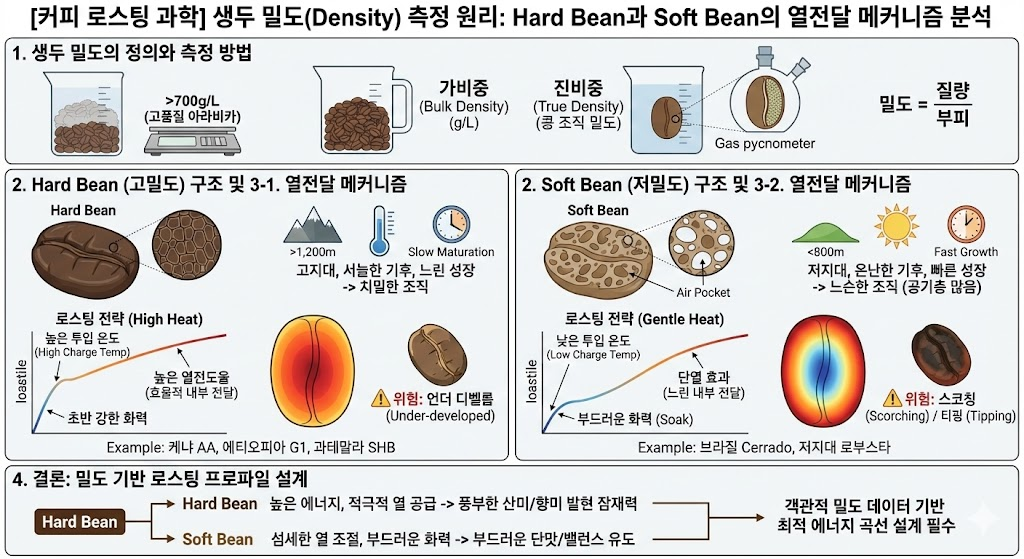 커피 밀도 측정 방법 설명