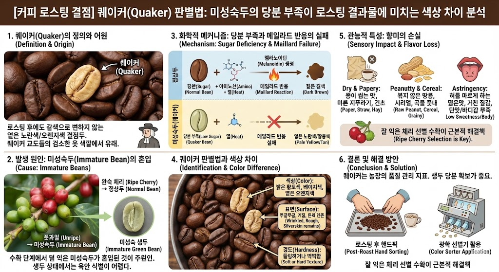 커피 로스팅 과정과 분석 정보